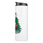 Voelt zich vrolijk Kerstman Thermosbeker (Geroteerd rechts)