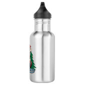 Voelt zich vrolijk Kerstman Waterfles (Rechts)