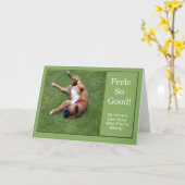 Voelt zo goed Wenskaart Kaart (Gele Bloem)