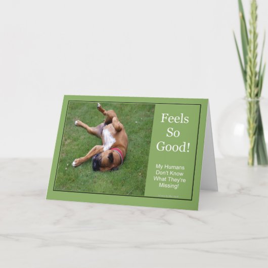 Voelt zo goed Wenskaart Kaart (Voorkant)
