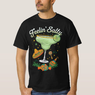 Voelt Zoute Margarita Grappig Cinco De Mayo T-shirt