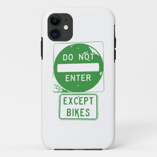 Voer alleen fietsen in Case-Mate iPhone case (Achterkant)