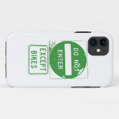 Voer alleen fietsen in Case-Mate iPhone case (Achterkant (horizontaal))