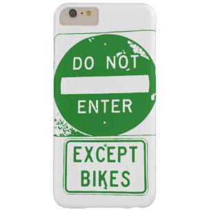 Voer alleen fietsen in barely there iPhone 6 plus hoesje