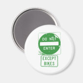 Voer alleen fietsen in magneet (Voorkant / Achterkant)