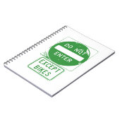 Voer alleen fietsen in notitieboek (Linkerzijde)