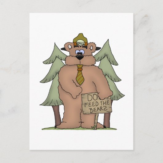 Voer de Beren uit Briefkaart (Voorkant)