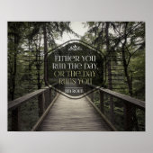 Voer de dag uit poster (Voorkant)