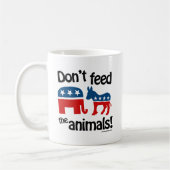 Voer de Dieren niet - Koffiemok (Links)