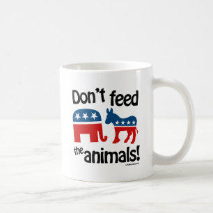 Voer de Dieren niet - Koffiemok