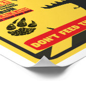 Voer de dinosaurus niet poster (Hoek)