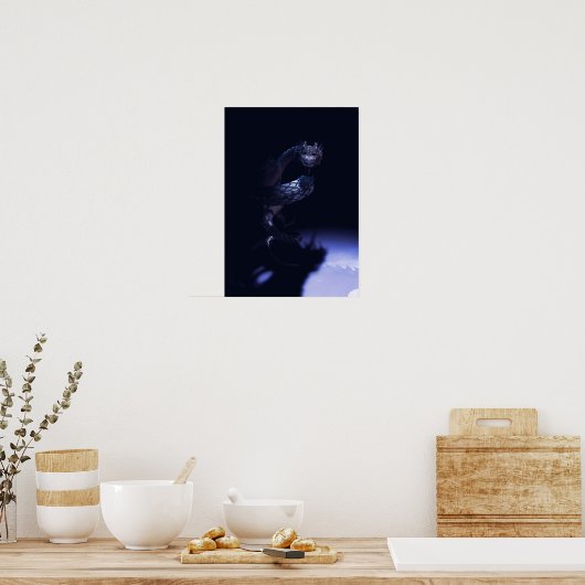 Voer de draak in poster (Keuken)