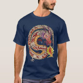 Voer de draak in t-shirt (Voorkant)