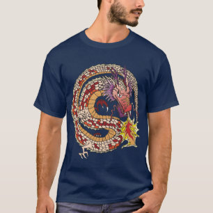 Voer de draak in t-shirt