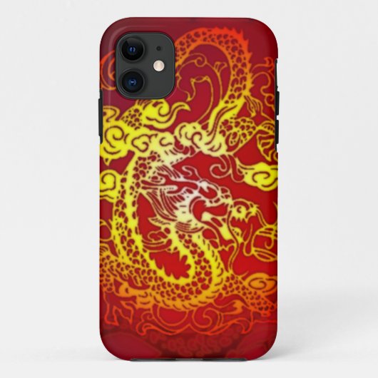 Voer de Dragon Fire Red in Case-Mate iPhone Case (Achterkant)