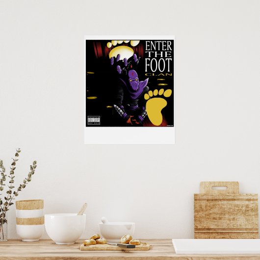 Voer de Foot Clan in Poster (Keuken)