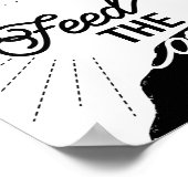 voer de goede wolf Art Print uit (Hoek)