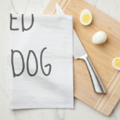 Voer de Hond Alexa Commando Humor Theedoek (Quarter Fold)