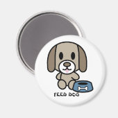 Voer de hond! magneet (Voorkant / Achterkant)