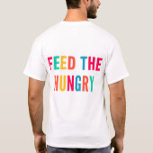 Voer de hongerige USAID T-shirt (Achterkant)