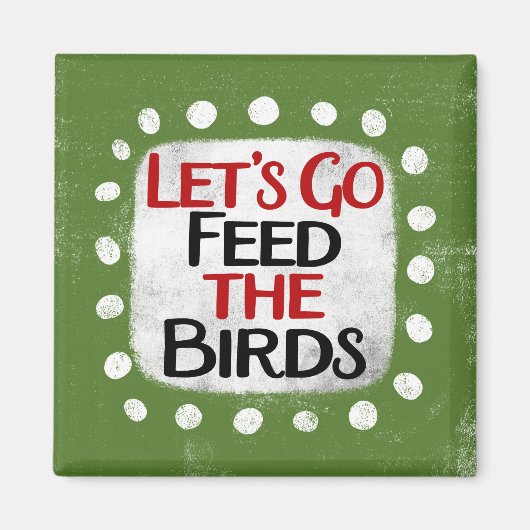 Voer de koelkastmagneet van de vogels magneet (Voorkant)