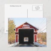 Voer de overdekte brug in briefkaart (Voorkant / Achterkant)