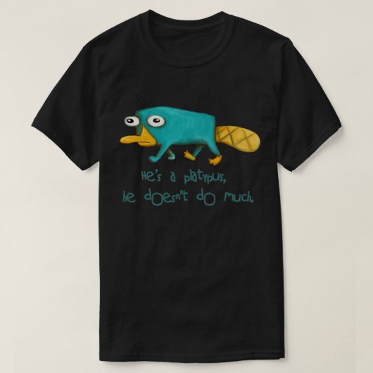 Voer de Platypus v2.0 Essential T-Shirt uit (Design voorkant)