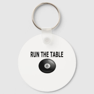 Voer de tafel biljart zwembad acht LL Sleutelhanger