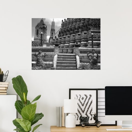 Voer de tempel in poster (Thuiskantoor)