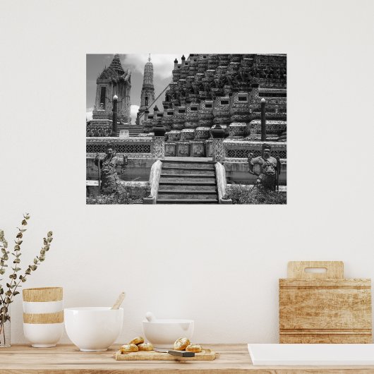 Voer de tempel in poster (Keuken)