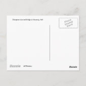 Voer de Thompson Covered Bridge in Briefkaart (Achterkant)