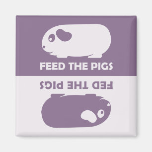 Voer de varkens - Guinee Pig Koelkast Magnet