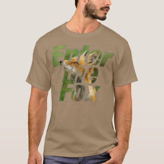 Voer de vos in t-shirt