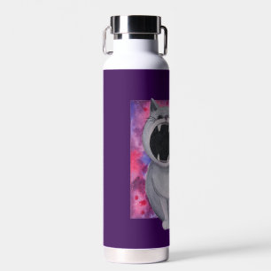 Voer de zwarte gat kat fles