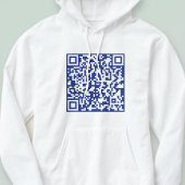 Voer direct gegenereerde URL-code in | marineblauw Hoodie