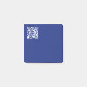 Voer direct gegenereerde URL-code in | marineblauw Post-it® Notes (Voorkant)