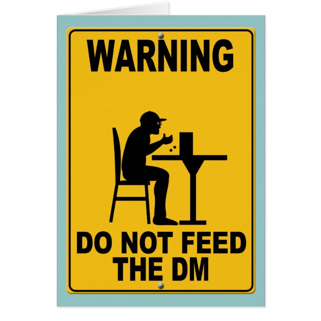 Voer geen DM uit (Voorkant)