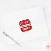 Voer geen Sticker in (Envelop)