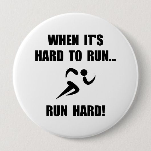 Voer hard uit ronde button 4,0 cm (Voorkant)