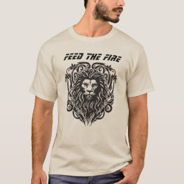 Voer het vuur - Fierce Lion T-shirt