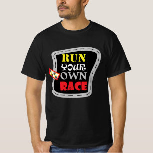 Voer je eigen raster uit t-shirt