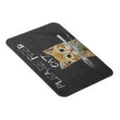 Voer kat alstublieft magneet (Rechterzijde)