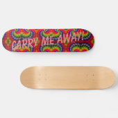 voer me mee! persoonlijk skateboard (Horizontaal)