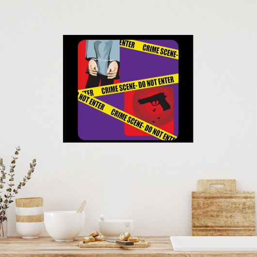 Voer niet in poster (Keuken)