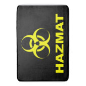 Voer op eigen risico in - Hazmat Bathmat Badmat (Voorkant Verticaal)