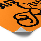 Voer op je eigen risicodragende partij Fun Hallowe Poster (Hoek)