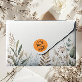 Voer op je eigen risicodragende partij Fun Hallowe Ronde Sticker