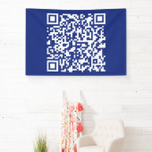 Voer URL onmiddellijk gegenereerde QR-code in | Ma Spandoek (Insitu)