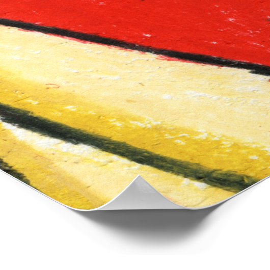 VOER UW EIGEN RISICOposter IN Poster (Hoek)