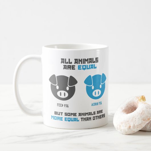 Voer Varken, Eikel Koffiemok (Met donut)